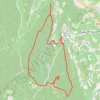 Trace GPS Petite rando vers Le Crestet, itinéraire, parcours