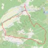 Trace GPS Au-dessus de Gréoux-les-Bains, itinéraire, parcours