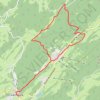 Trace GPS Tour du Sauget - Lamoura, itinéraire, parcours