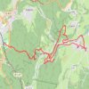 Trace GPS Les Pertes de l'Ain depuis Champagnole, itinéraire, parcours