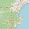 Trace GPS Mandelieu - Pic de l'Ours, itinéraire, parcours