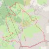 Trace GPS Cime du Grand Vallon, itinéraire, parcours