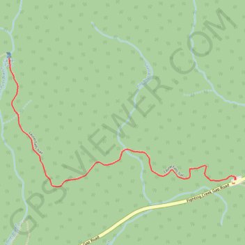 Trace GPS Laurel Falls, itinéraire, parcours