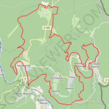 Trace GPS Roc La Tour, itinéraire, parcours