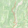 Trace GPS Corrençon-Prè Peyret par le Pas des Chattons, itinéraire, parcours
