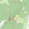 Trace GPS Cirque de Saint Meme, Pas de la Mort et Chemin de Tracarta, itinéraire, parcours