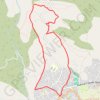 Trace GPS [ItinÃ©raire] Rochers des Mourres, itinéraire, parcours