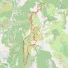 Trace GPS Cime de Roccassiéra et Mont Férion depuis Coaraze, itinéraire, parcours