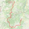 Trace GPS GR46 De Saint-Projet (Tarn et Garonne) à Les Cabannes (Tarn), itinéraire, parcours