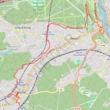 Trace GPS Le ru de Marivel, itinéraire, parcours