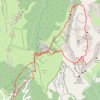 Trace GPS Dent de Crolles (38), itinéraire, parcours