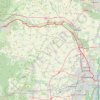 Trace GPS Voie 2DB-T70 - Saverne - Strasbourg, itinéraire, parcours
