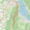 Trace GPS Crêt de Chatillon - Annecy, itinéraire, parcours