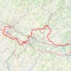 Trace GPS Le chemin clunisien - De Moissac à Agen, itinéraire, parcours