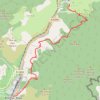 Trace GPS GR52A Saorge - Breil sur Roya, itinéraire, parcours