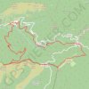 Trace GPS Col de Turini à la Cime de calmette par Suorcas, itinéraire, parcours