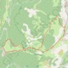 Trace GPS Hauts Plateaux du Vercors par la cabane des Aiguillettes et le Pas des Chattons, itinéraire, parcours