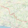 Trace GPS GR38 De Châteauneuf-du-Faou (Finistère) à Baud (Morbihan), itinéraire, parcours
