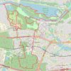 Trace GPS Champs sur Marne Noisiel, itinéraire, parcours