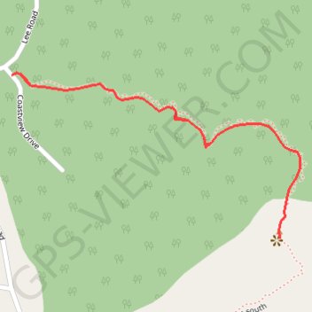 Trace GPS Pender Hill, itinéraire, parcours