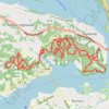 Trace GPS Hartshorne Huber Beach, itinéraire, parcours