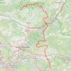 Trace GPS GR9 De Cucuron (Vaucluse) à Saint Zacharie (Var), itinéraire, parcours