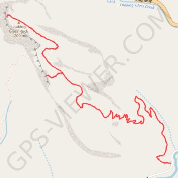 Trace GPS Looking Glass Rock, itinéraire, parcours