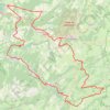 Trace GPS De Saône à Ornans par le Crêt Monniot, itinéraire, parcours
