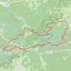 Trace GPS mille etangs, itinéraire, parcours