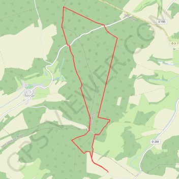 Trace GPS Ormancey, itinéraire, parcours
