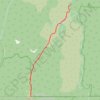 Trace GPS Saint Valentines Peak, itinéraire, parcours