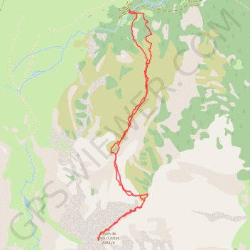 Trace GPS Soum de naou costes, itinéraire, parcours