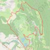 Trace GPS Tour des lacs de Saint-Jean-de-Chevelu, itinéraire, parcours
