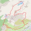 Trace GPS Chinaillon Aiguille Verte Lac de Lessy, itinéraire, parcours