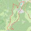 Trace GPS Saut de la Bourrique - Merelle, itinéraire, parcours