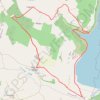 Trace GPS Du lac de l'Escourroux vers les coteaux de vignes - Soumensac, itinéraire, parcours