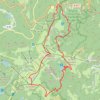Trace GPS Sentier des Roches depuis le Hohneck, itinéraire, parcours