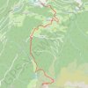 Trace GPS La Roche Pourrie depuis Queige, itinéraire, parcours