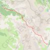 Trace GPS Vallon des Houerts en Ubaye, itinéraire, parcours