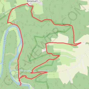 Trace GPS Bouillon-9k, itinéraire, parcours