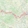 Trace GPS Au fil de la Charente de Cognac à Angoulême, itinéraire, parcours