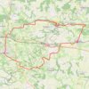 Trace GPS Route from Questembert to Rue du Centre, itinéraire, parcours