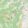 Trace GPS Vers Lentillères, itinéraire, parcours
