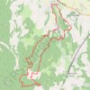 Trace GPS Bois de la Dame - La Pierre Sanglante, itinéraire, parcours