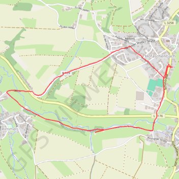 Trace GPS Hofaschenbach, itinéraire, parcours