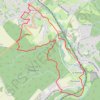 Trace GPS Boucle entre Bomerée et Jamioulx, itinéraire, parcours