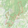 Trace GPS Lagnes-Cabrières-La Grande Combe, itinéraire, parcours
