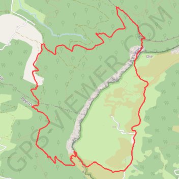 Trace GPS Le Pas de Saint-Vincent par le Soufflot des Crapaudes, itinéraire, parcours