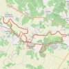 Trace GPS Salignac sur Charente 25 kms, itinéraire, parcours