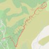 Trace GPS Monte Forquin, itinéraire, parcours